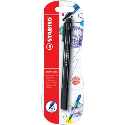 BLX1 POINTMAX Black Felt-tip Pen STABILO