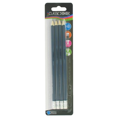 BLX4 HB Graphite Pencil with Eraser ULMANN