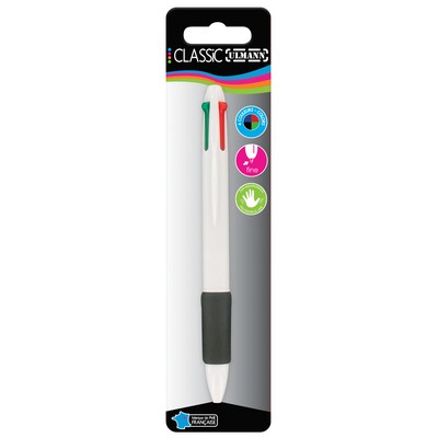 BLX1 STYLO 4 COULEURS RETRACTABLE ULMANN