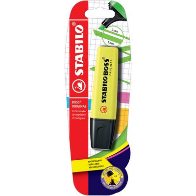 STABILO BOSS Original Yellow Highlighter BLX1