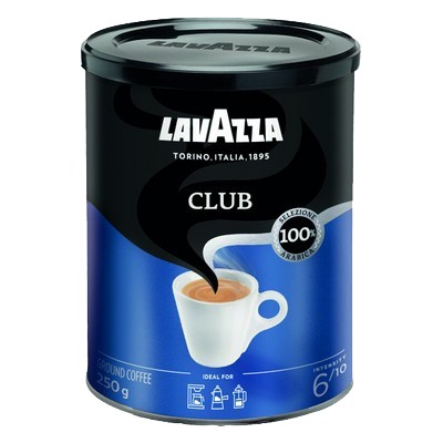 BOX GROUND COFFEE LAVAZZA CLUB 250