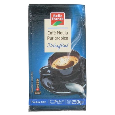 BF Decaffeinated Pure Arabica Ground Coffee 250g Sachet