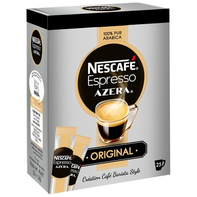 NESCAFÉ Espresso Original, 100% Pure Arabica Instant Coffee, 25x1.8g
