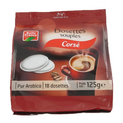 Corsica Pure Arabica Coffee Pods x18 Belle France 125g