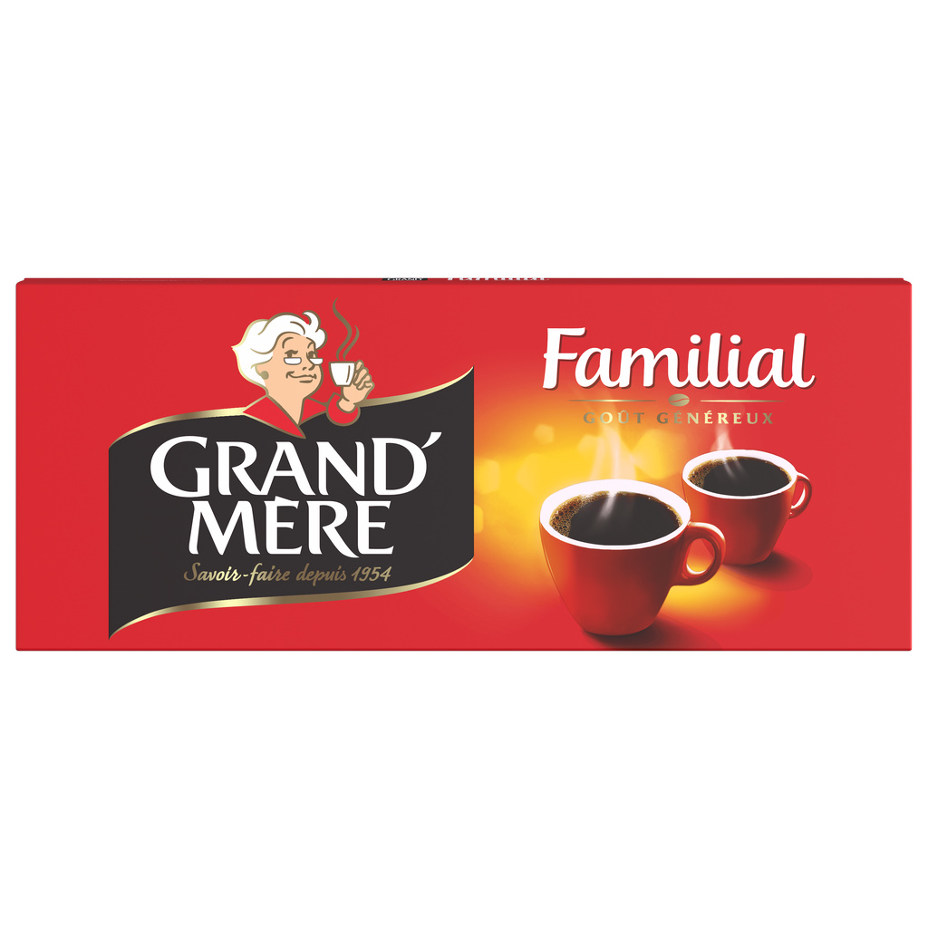 GRAND MERE Familial Ground Coffee 4x250g