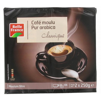P2X250G GROUND COFFEE ARABICA 250 G BF