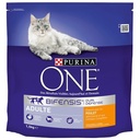 PURINA ONE Chat Adulte - au Poulet et Céréales Complètes - 1,5 KG - Croquettes pour chat adulte