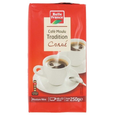 Corsican Tradition Ground Coffee Belle France 250g