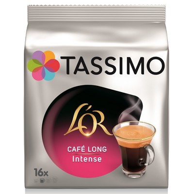TASSIMO L'OR Long Intense Coffee Pods x16 - 128g