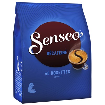 SENSEO DECAFFEINATED COFFEE PADS X40 - 277G