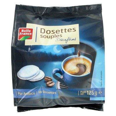 DOSETTE DECAFEINE PUR ARABICA X18 BF SACHET 125 G