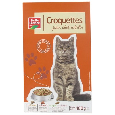 DRY POULTRY CAT FOOD 400G BF