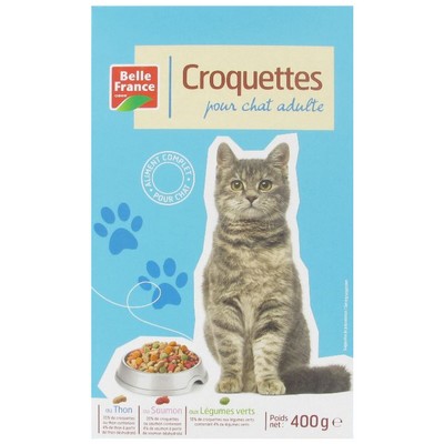 Belle France Cat Kibble with Tuna, Salmon, Vegetables & Cereals 400g