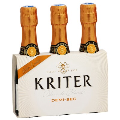 KRITER DEMI SEC 3 x 20 cl - Quality Sparkling Wine 11.5%