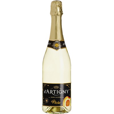 Cocktail Royal Pêche sans alcool D'ARTIGNY 75cl