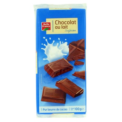 Belle France Superior Milk Chocolate Bars 3 x 100g