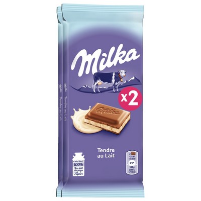 Milka Tender Milk 2x100g