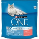 PURINA ONE Chat Stérilisé - au Saumon et au Blé - 1,5 KG - Croquettes pour chat adulte