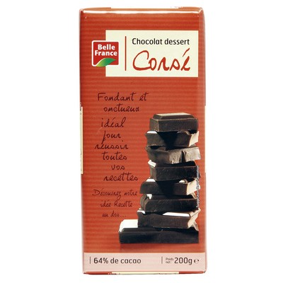 Intense Dark Chocolate for Baking BF Bar 200g