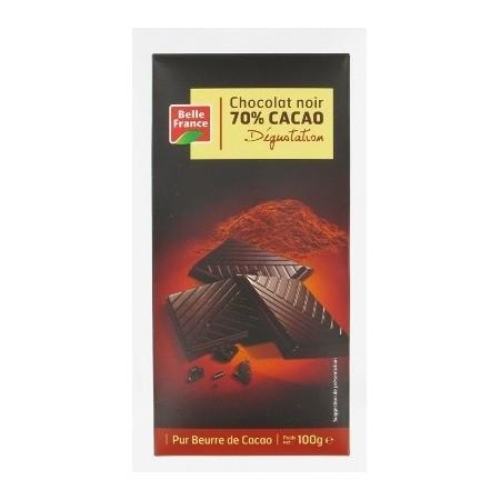 CHOCOLAT NOIR DEGUST 70% CACAO BF TABLETTE 100 G