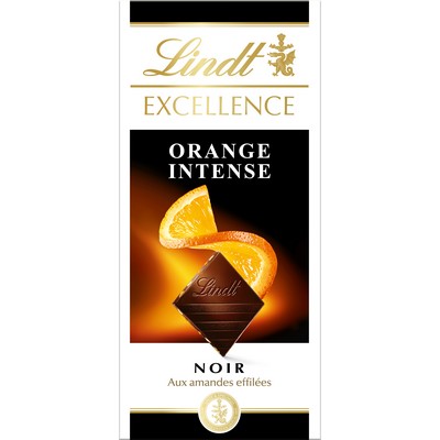 Lindt Excellence Dark Chocolate Bar Intense Orange 100g