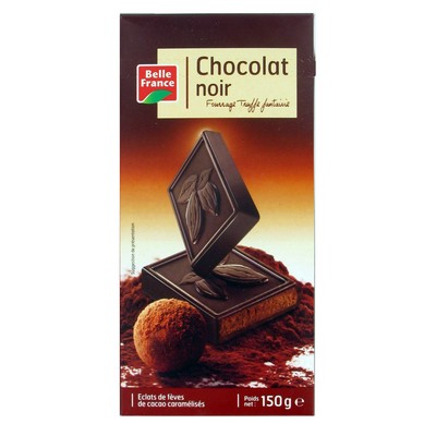 CHOCOLAT NOIR FOURRAGE TRUFFE BF TABLETTE 150 G