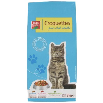Salmon & Tuna Cat Kibble with Cereals Belle France 2kg