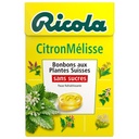 RICOLA sans sucres boîte de 50g Citron Mélisse Stévia