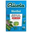 RICOLA Sugar-Free 50g Tin Menthol Stevia