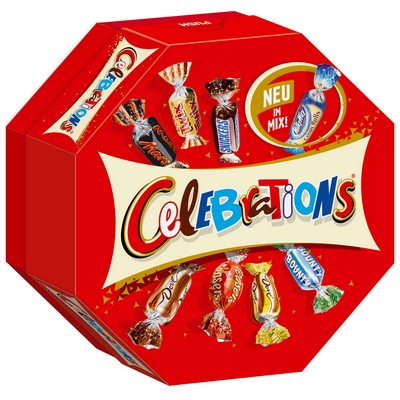Celebrations Octagonal Box 16x186g