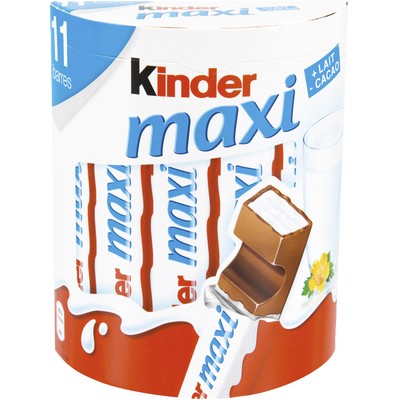 X11 MAXI KINDER MILK CHOCOLATE 231G