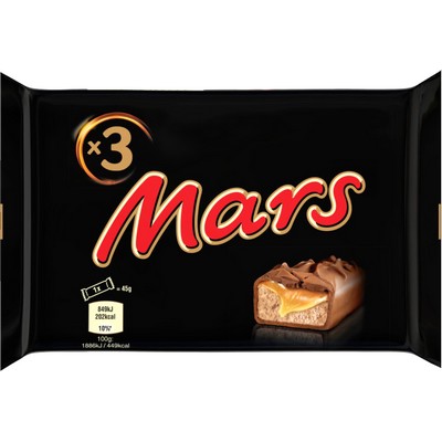 MARS® bar x3 135g, box of 34