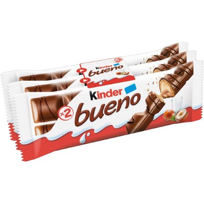 Barre Chocolatée Kinder Bueno Chocolat au Lait x3 - 129g
