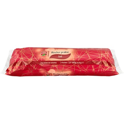 Milk Chocolate Rocher x4 Belle France Pouch 140g