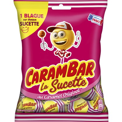 Carambar Caramel Lollipops 84g