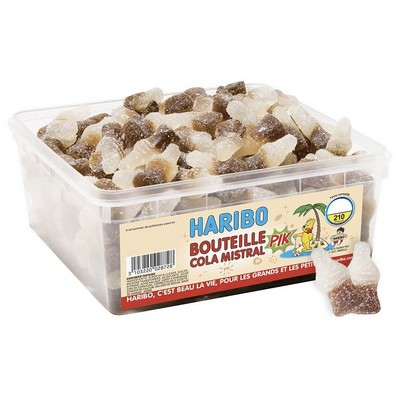 TUBO 210 HARIBO COLA BOTTLES