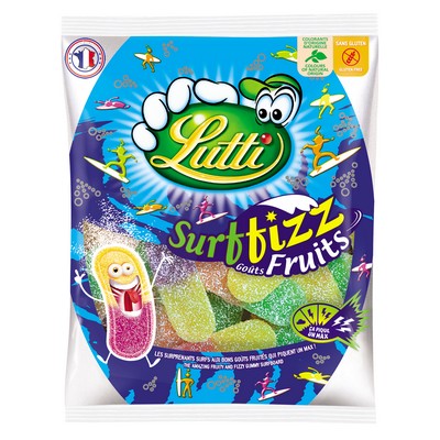 ST 100G SURFFIZZ FRUITS  LUTTI