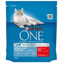 PURINA ONE Chat Stérilisé - au Bœuf et au Blé - 450 g - Croquettes pour chat adulte