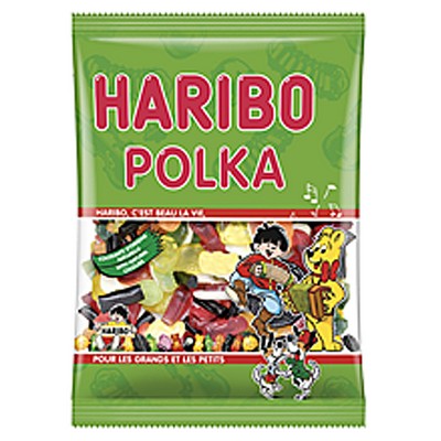 Bonbons assortiments HARIBO Polka 300g