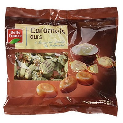 Hard Caramel with Fresh Cream Belle France 175g Bag