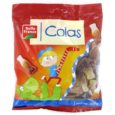 Belle France Cola Candy 200g Bag