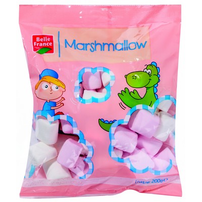 Vanilla Marshmallow Cubes Belle France 200g Bag