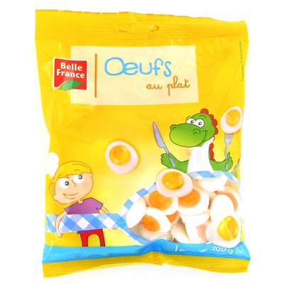 BAGS 200G.FRIED EGGS CANDIES BF