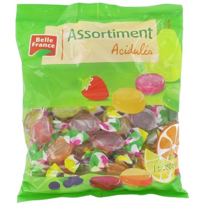 BAG OF 360 ACIDIC FRUIT CANDIES BF