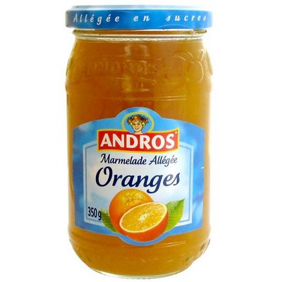 ANDROS Orange Marmalade -30% Sugar 350g