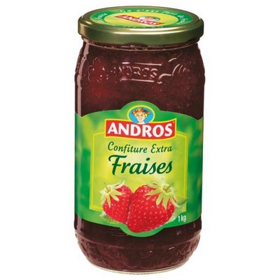 Andros Extra Strawberry Jam 1 KG