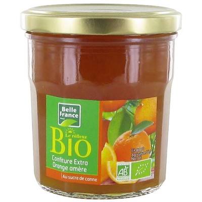 Organic Bitter Orange Jam Belle France Jar 370g
