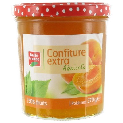 Belle France Extra Apricot Jam 370g Jar