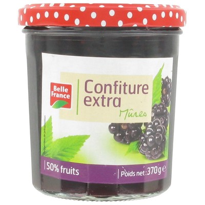 Belle France Extra Blackberry Jam Jar 370g