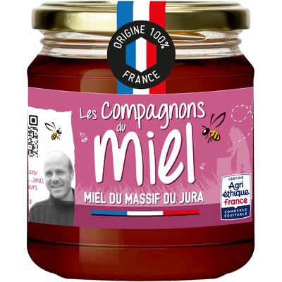 POT 375G MIEL JURA COMPAGNONS DU MIEL